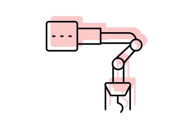 Endüstriyel Kamera, vektör, piksel mükemmel, illüstratör dosyası