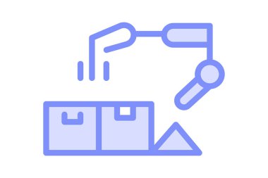 Elektronik Fabrikası, vektör, piksel mükemmel, illüstratör dosyası