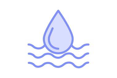 Su arıtma tesisi, vektör, piksel mükemmel, illüstratör dosyası