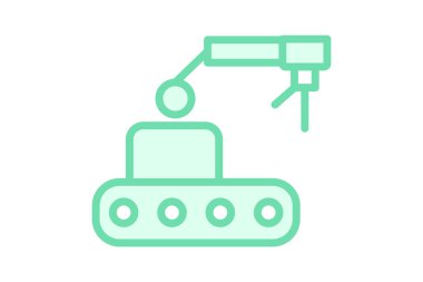 Assembly Line, vektör, piksel mükemmel, illüstratör dosyası