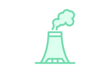 Sanayi bacası, vektör, piksel mükemmel, illüstratör dosyası