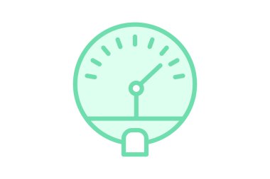 Endüstriyel Barometre, vektör, piksel mükemmel, illüstratör dosyası