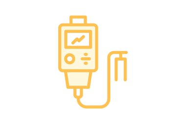 Endüstriyel iletkenlik ölçer, vektör, piksel mükemmel, illüstratör dosyası