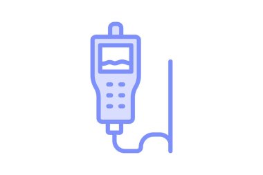 Endüstriyel Çözünmüş Oksijen Ölçer, vektör, piksel mükemmel, illüstratör dosyası