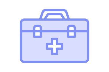 Endüstriyel ilk yardım kiti, vektör, piksel mükemmel, illüstratör dosyası