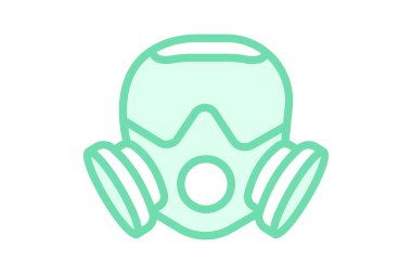 Endüstriyel Solunum, vektör, piksel mükemmel, illüstratör dosyası