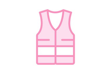 Endüstriyel Yüksek Vest, vektör, piksel mükemmel, illüstratör dosyası