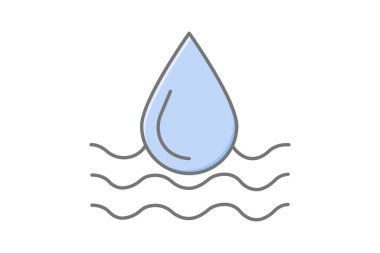 Su arıtma tesisi, vektör, piksel mükemmel, illüstratör dosyası