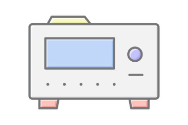 Endüstriyel fırın, vektör, piksel mükemmel, illüstratör dosyası