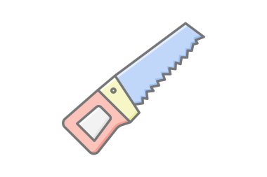 Endüstriyel testere, vektör, piksel mükemmel, illüstratör dosyası