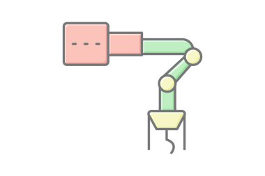 Endüstriyel Kamera, vektör, piksel mükemmel, illüstratör dosyası