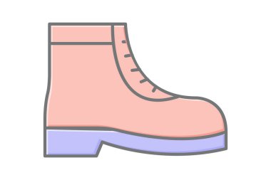 Endüstriyel Güvenlik Botları, vektör, piksel mükemmel, illüstratör dosyası