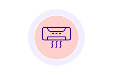 Hvac Sistemi, vektör, piksel mükemmel, illüstratör dosyası