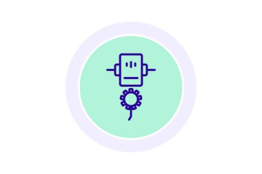 Endüstriyel Termostat, vektör, piksel mükemmel, illüstratör dosyası