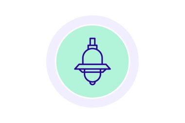 Endüstriyel Güvenlik Işığı, vektör, piksel mükemmel, illüstratör dosyası