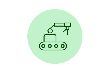 Assembly Line, vektör, piksel mükemmel, illüstratör dosyası