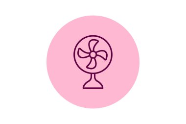 Endüstriyel fan, vektör, piksel mükemmel, illüstratör dosyası