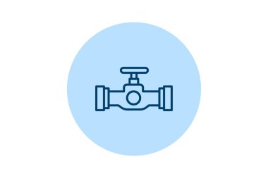 Endüstriyel valf, vektör, piksel mükemmel, illüstratör dosyası