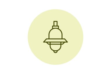 Endüstriyel Güvenlik Işığı, vektör, piksel mükemmel, illüstratör dosyası