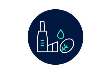 İlaç fabrikası, vektör, piksel mükemmel, illüstratör dosyası