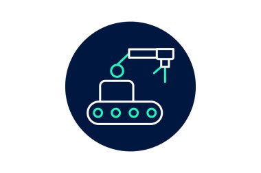 Assembly Line, vektör, piksel mükemmel, illüstratör dosyası