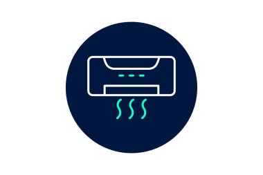 Hvac Sistemi, vektör, piksel mükemmel, illüstratör dosyası