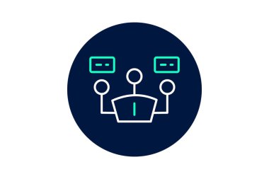 Kontrol odası, vektör, piksel mükemmel, illüstratör dosyası