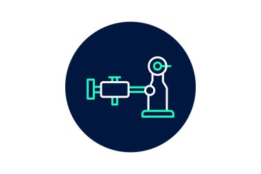 Endüstriyel Pompa, vektör, piksel mükemmel, illüstratör dosyası