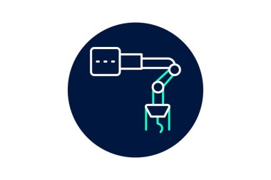 Endüstriyel Kamera, vektör, piksel mükemmel, illüstratör dosyası