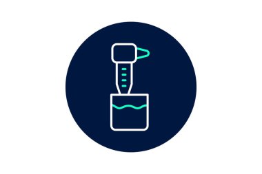 Endüstriyel Turbidite Ölçer, vektör, piksel mükemmel, illüstratör dosyası