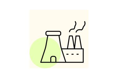 Güç Santrali, vektör, piksel mükemmel, illüstratör dosyası