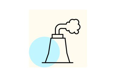 Atık Yakma Tesisi, vektör, piksel mükemmel, illüstratör dosyası