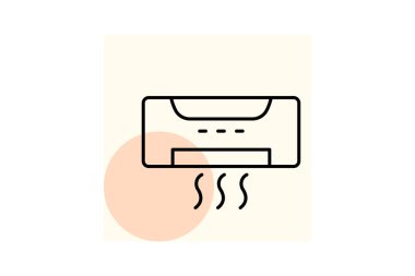 Hvac Sistemi, vektör, piksel mükemmel, illüstratör dosyası