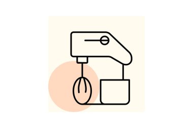 Endüstriyel karıştırıcı, vektör, piksel mükemmel, illüstratör dosyası