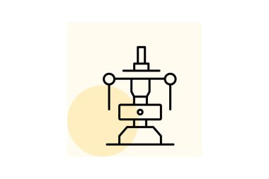 Industrial Press, vektör, piksel mükemmel, illüstratör dosyası