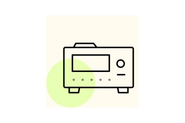 Endüstriyel fırın, vektör, piksel mükemmel, illüstratör dosyası