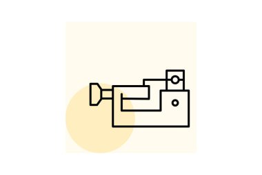 Sanayi Torna, vektör, piksel mükemmel, illüstratör dosyası