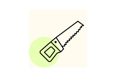 Endüstriyel testere, vektör, piksel mükemmel, illüstratör dosyası