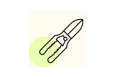 Endüstriyel Kesici, vektör, piksel mükemmel, illüstratör dosyası