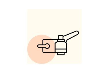 Endüstriyel anahtar, vektör, piksel mükemmel, illüstratör dosyası