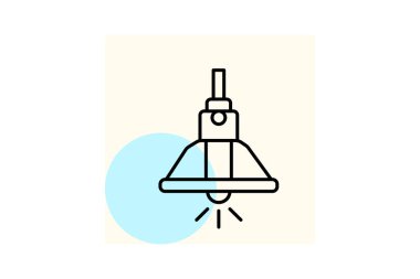 Endüstriyel Işık, vektör, piksel mükemmel, illüstratör dosyası