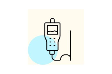 Endüstriyel Çözünmüş Oksijen Ölçer, vektör, piksel mükemmel, illüstratör dosyası