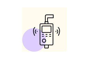 Endüstriyel titreşim ölçer, vektör, piksel mükemmel, illüstratör dosyası