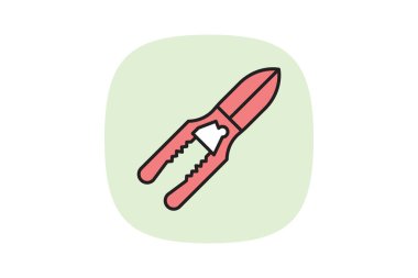 Endüstriyel Kesici, vektör, piksel mükemmel, illüstratör dosyası