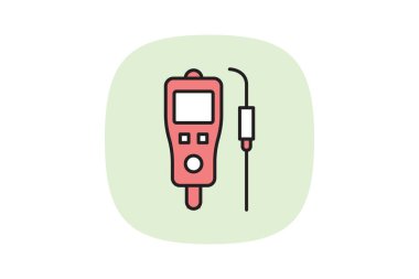 Endüstriyel Ph Ölçer, vektör, piksel mükemmel, illüstratör dosyası