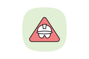 Endüstriyel Güvenlik İşareti, vektör, piksel mükemmel, illüstratör dosyası