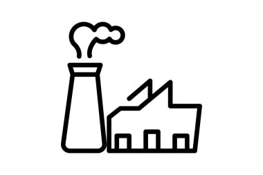 Atık Yönetim Tesisi, vektör, piksel mükemmel, illüstratör dosyası