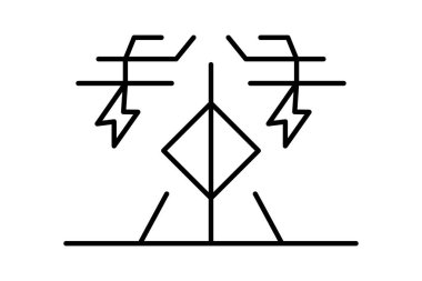 Güç Sistemi, vektör, piksel mükemmel, illüstratör dosyası