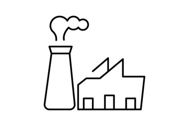 Atık Yönetim Tesisi, vektör, piksel mükemmel, illüstratör dosyası