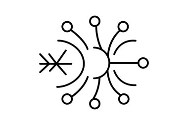 Fiber Optik Ağ, vektör, piksel mükemmel, çizer dosyası